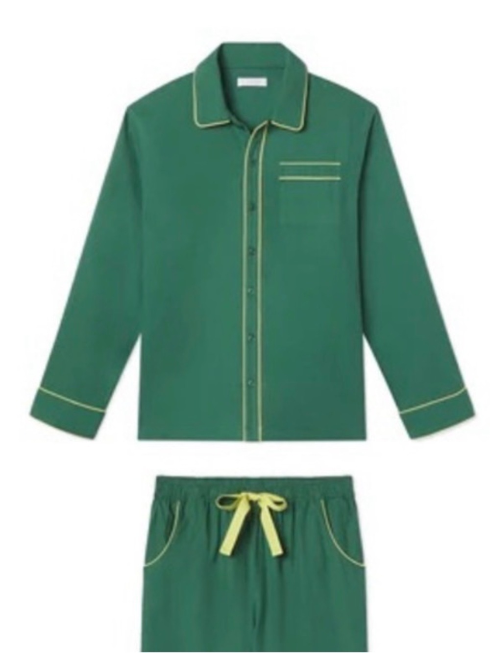 LAKE Flannel Pajama Top Green Men’s , size XXL
